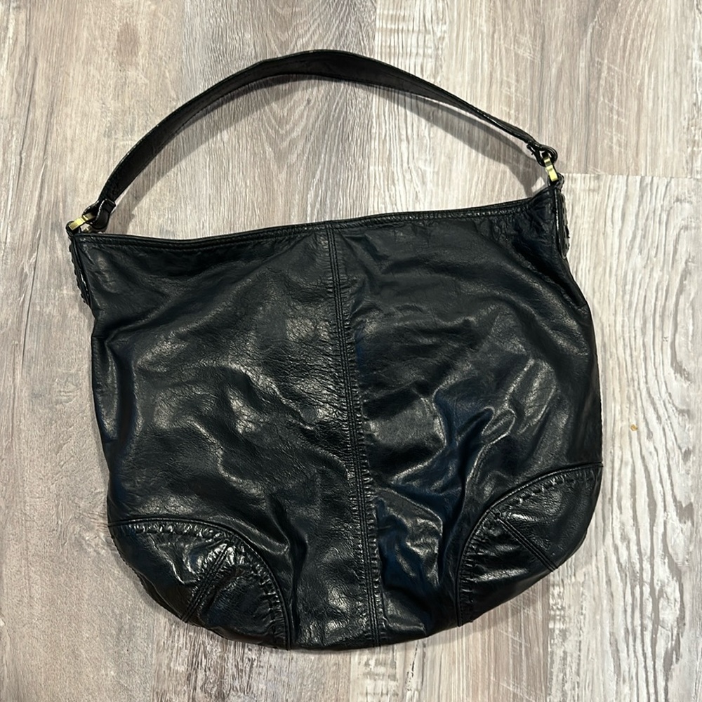 Sigurd Olsen dark blue navy leather purse